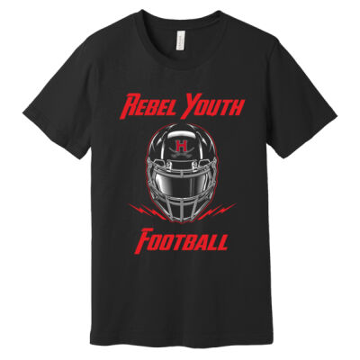 Ultrasoft Rebel Youth Football - Unisex Jersey Short Sleeve Tee Thumbnail