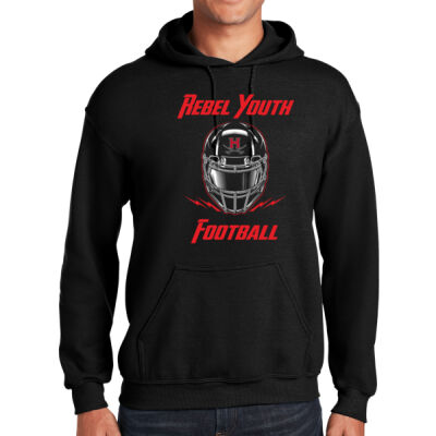 Rebel Youth Football - Heavy Blend Hooded Sweatshirt Thumbnail