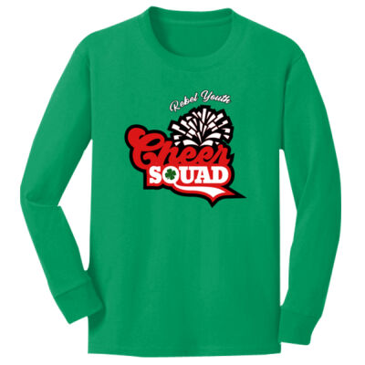 Rebel Youth Cheer Sqaud - Youth Long Sleeve Core Cotton Tee Thumbnail