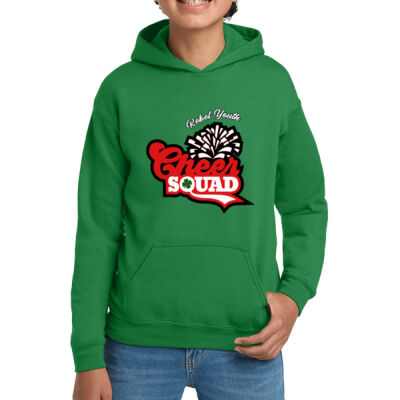 Rebel Youth Cheer Squad - Youth Heavy Blend Hooded Sweatshirt Thumbnail