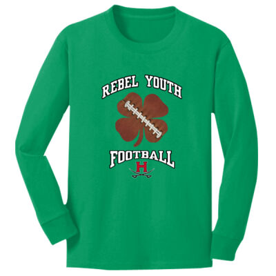 RYF Clover - Youth Long Sleeve Core Cotton Tee Thumbnail