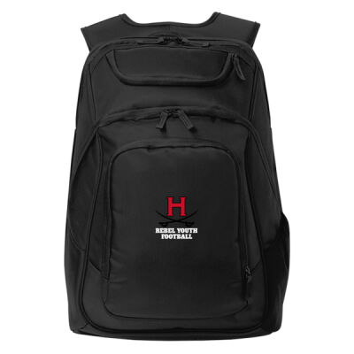 Rebel Youth Football Embroidered - Exec Backpack Thumbnail