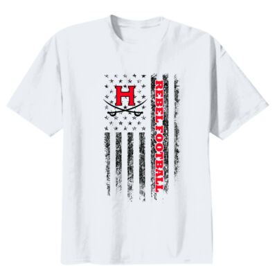 Rebel Youth Football - Youth Heavy Cotton T-Shirt Thumbnail