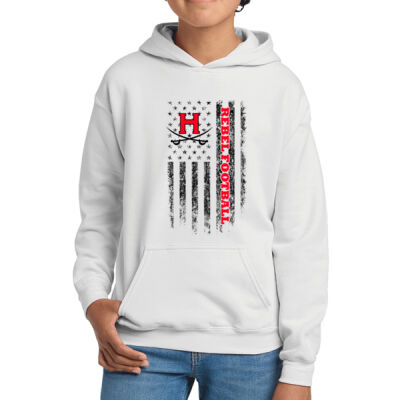 Rebel Youth Football - Youth Heavy Blend Hooded Sweatshirt Thumbnail