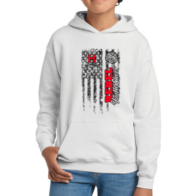 Rebel Youth Cheer - Youth Heavy Blend Hooded Sweatshirt Thumbnail