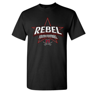 Rebel Youth Football - Heavy Cotton™ T-Shirt Thumbnail