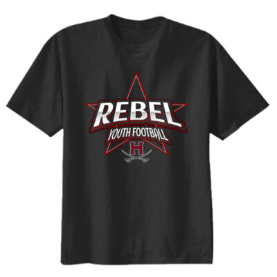 Rebel Youth Football - Youth Heavy Cotton T-Shirt Thumbnail