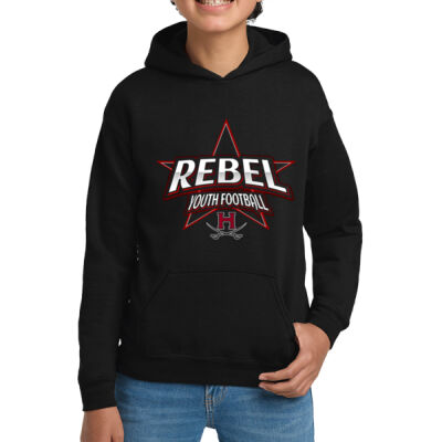 Rebel Youth Football - Youth Heavy Blend Hooded Sweatshirt Thumbnail