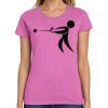 Ladies Heavy Cotton 100% Cotton T Shirt Thumbnail