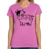 Ladies Heavy Cotton 100% Cotton T Shirt Thumbnail
