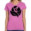 Ladies Heavy Cotton 100% Cotton T Shirt Thumbnail