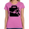 Ladies Heavy Cotton 100% Cotton T Shirt Thumbnail