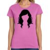 Ladies Heavy Cotton 100% Cotton T Shirt Thumbnail