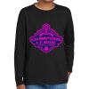 Youth Heavy Cotton 100% Cotton Long Sleeve T Shirt Thumbnail