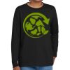 Youth Heavy Cotton 100% Cotton Long Sleeve T Shirt Thumbnail