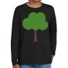 Youth Heavy Cotton 100% Cotton Long Sleeve T Shirt Thumbnail